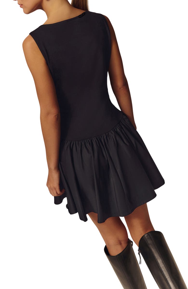 Reformation Defina Knit Drop Waist Dress, Alternate, color, 