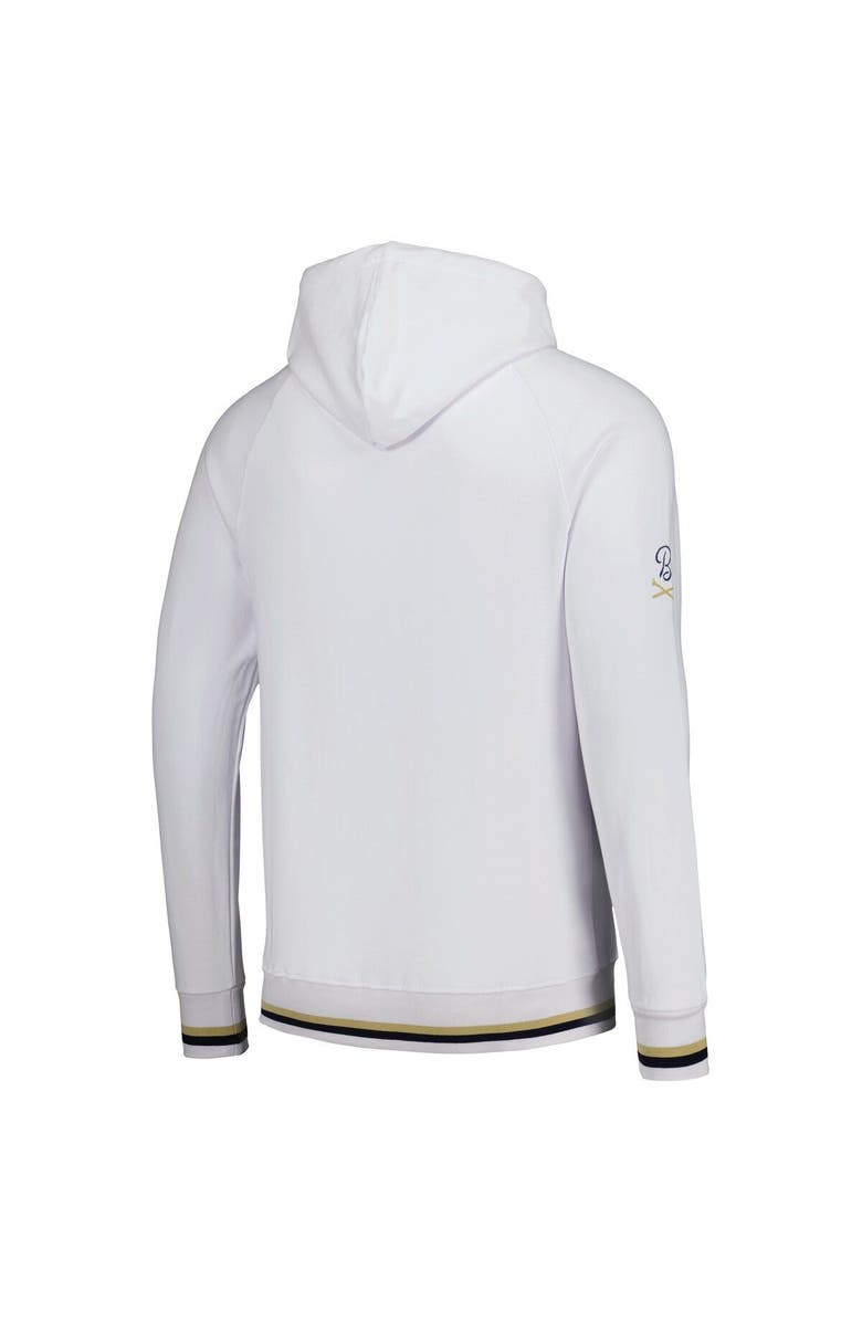 BARSTOOL GOLF Men's Barstool Golf White THE PLAYERS Lined Printed Raglan Pullover Hoodie, Alternate, color,