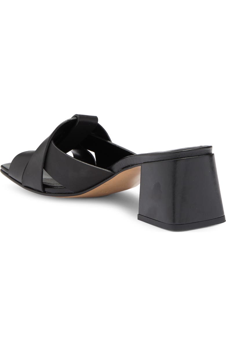 2 Twin Hearts Cross Band Block Heel Sandal, Alternate, color,