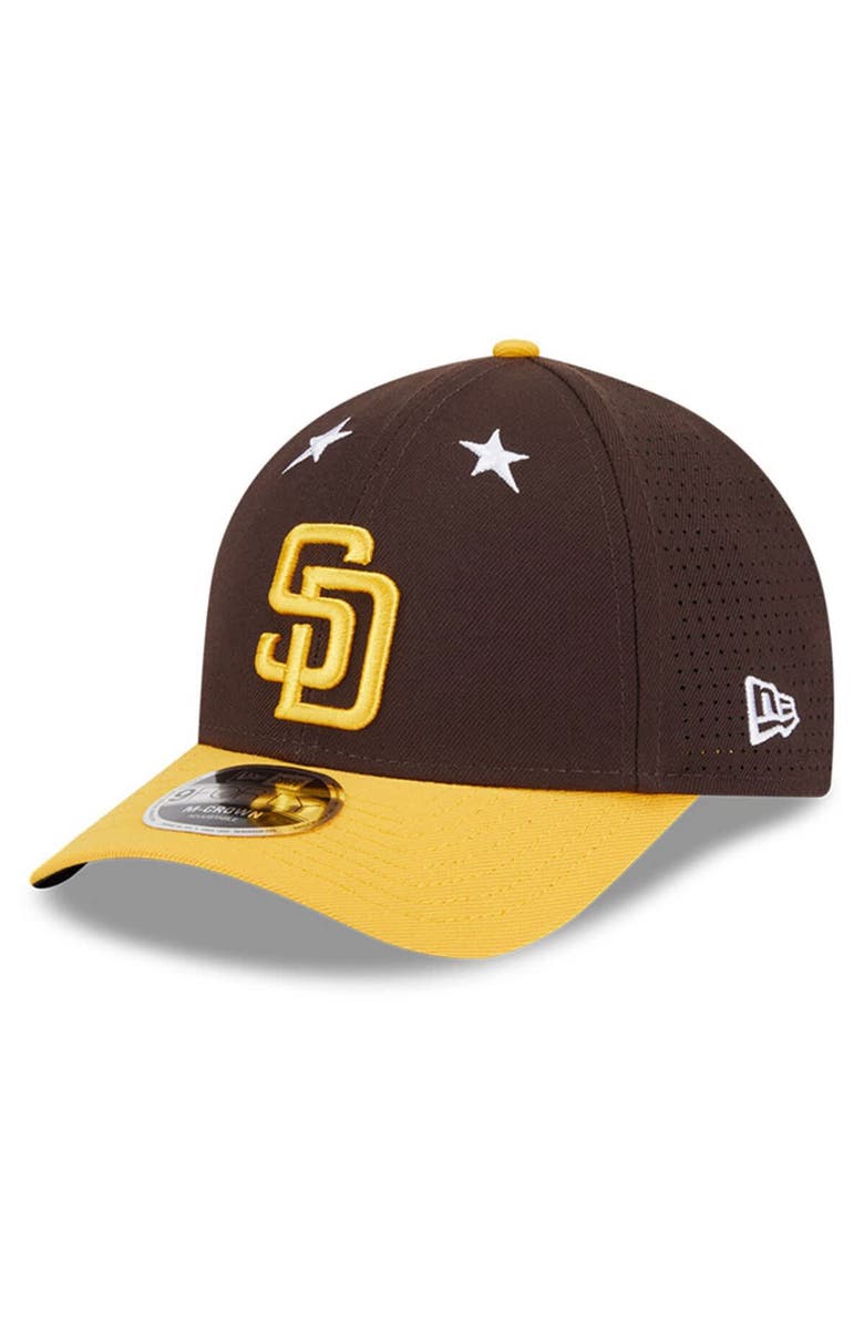 New Era Men's New Era Brown/Gold San Diego Padres 2025 MLB All-Star Game 9FORTY M-Crown Adjustable Hat, Alternate, color, Brown
