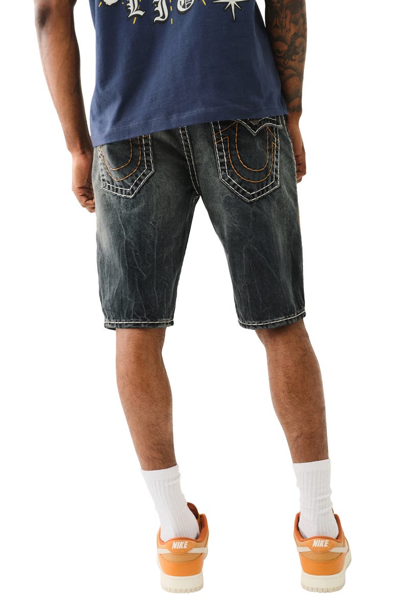 True Religion Rocco Super T Slim Fit Denim Shorts, Alternate, color,