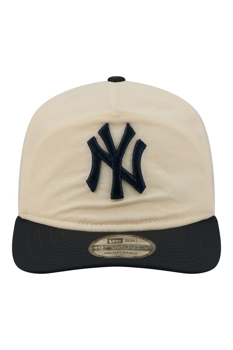 Men's New Era Cream/Navy New York Yankees Everyday 19TWENTY Adjustable Hat, Alternate, color, Cream