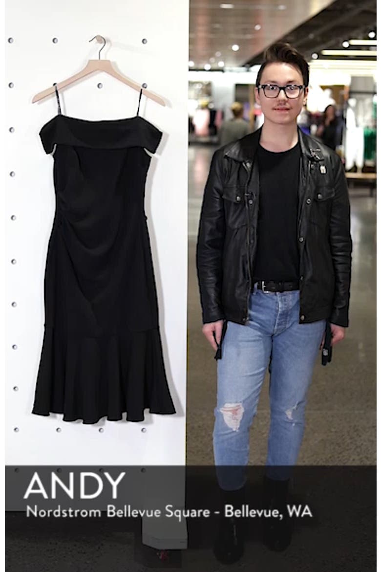 Off the Shoulder Midi Dress video