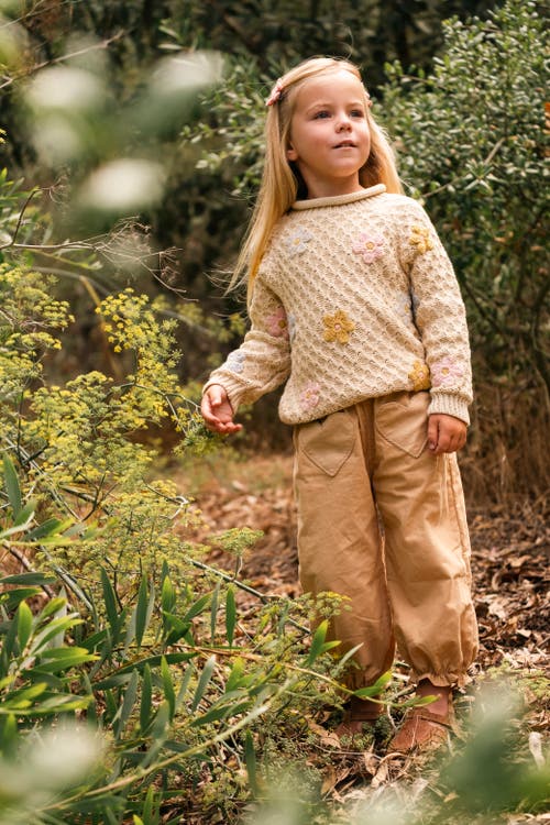 Wild Wawa Jardin Sweater In Neutral