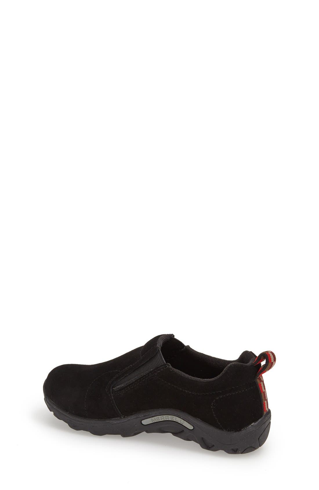Kids' Jungle Moc Slip-On Sneaker, Alternate, color, BLACK