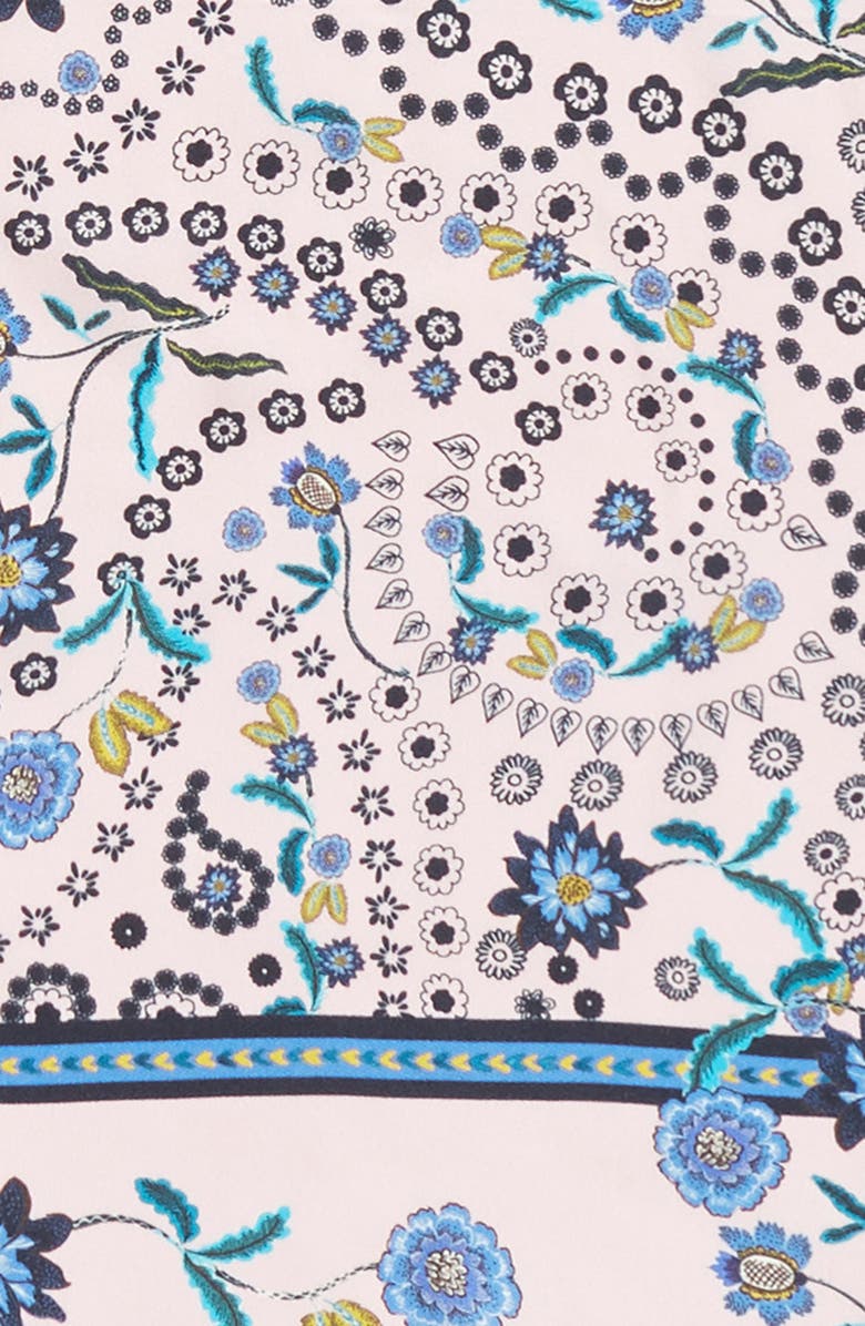 Rebecca Minkoff Mixed Floral Paisley Silk Bandana, Alternate, color, 