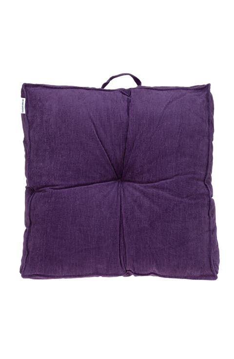 Alena Transitional Purple Floor Pillow