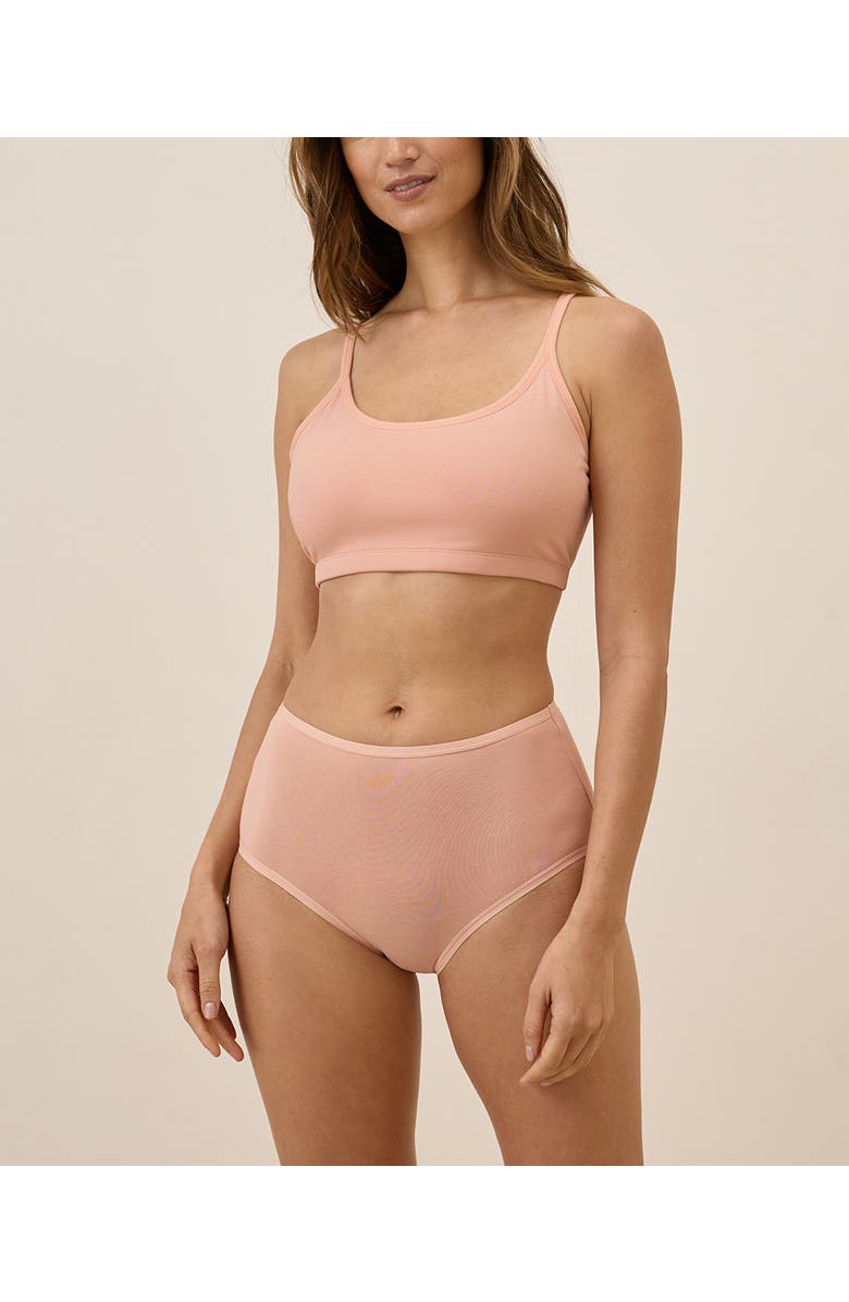 Pact Everyday High Rise Brief 5-Pack, Alternate, color, Black