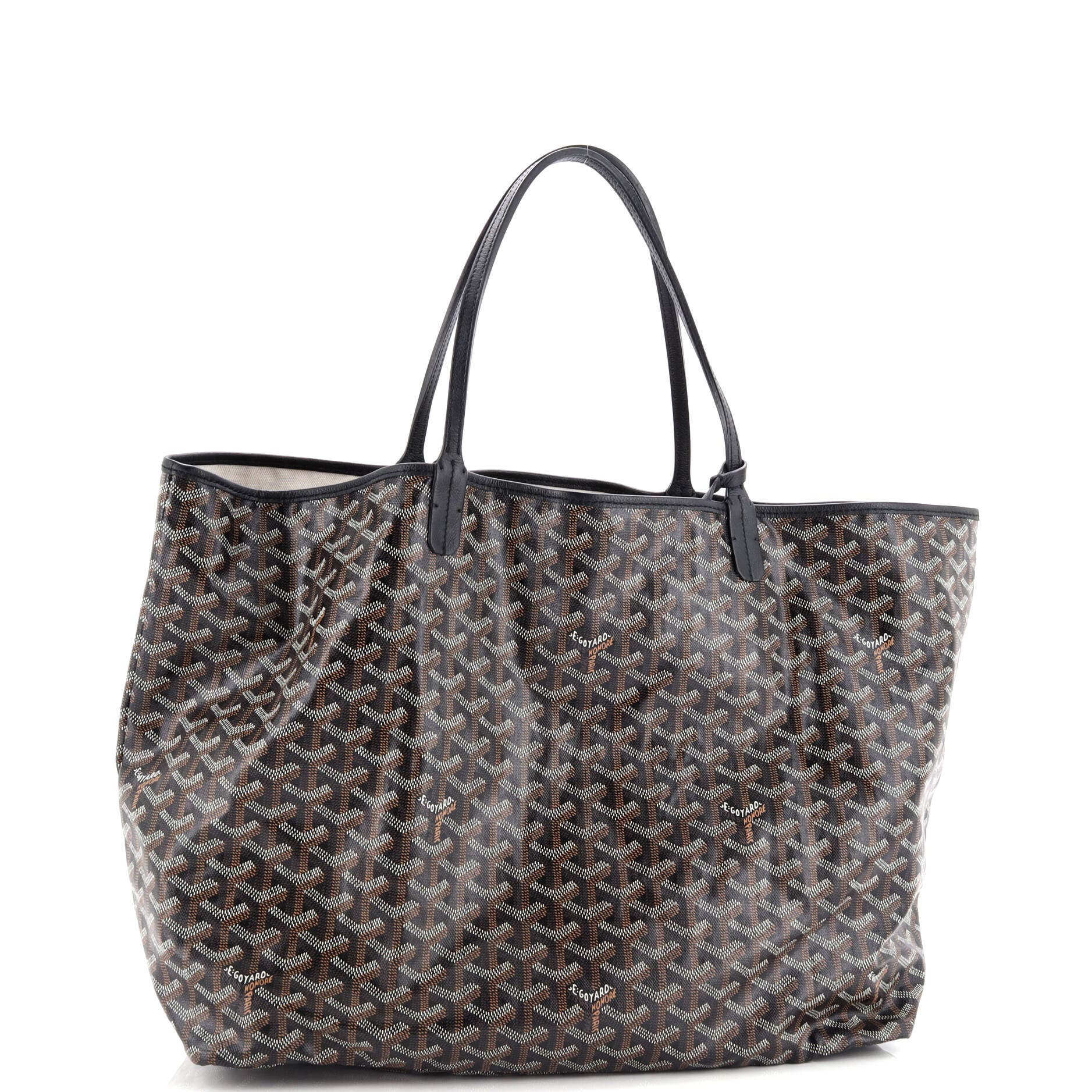 Pre-Owned Goyard Saint Louis Tote Printed Coated Canvas PM, Alternate, color, 
