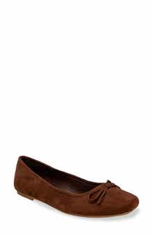 CHASE AND CHLOE Bow Ballet Flat