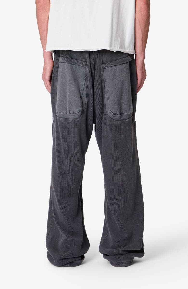 mnml Thermal Cotton Cargo Sweatpants, Alternate, color, Grey