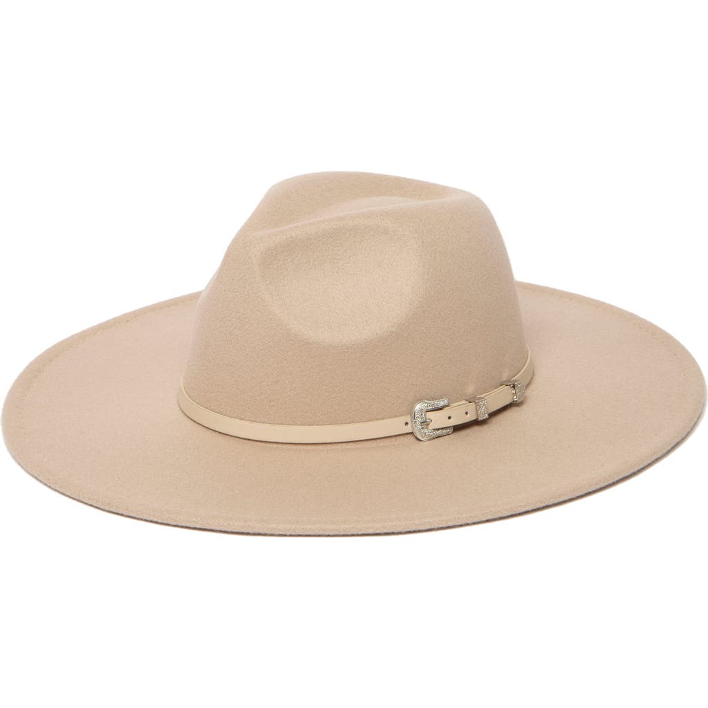 San Diego Hat Western Belt Fedora Hat In Brown