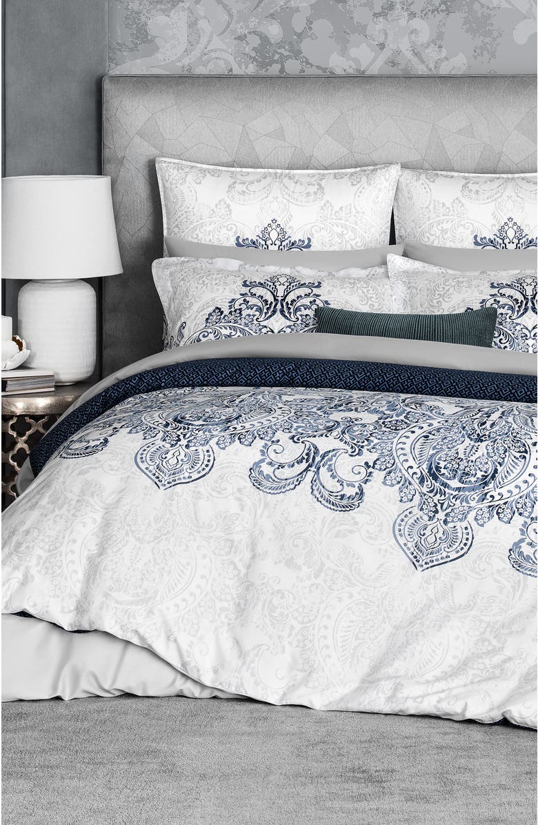 Togas Flevoland Duvet Cover, Alternate, color, Blue