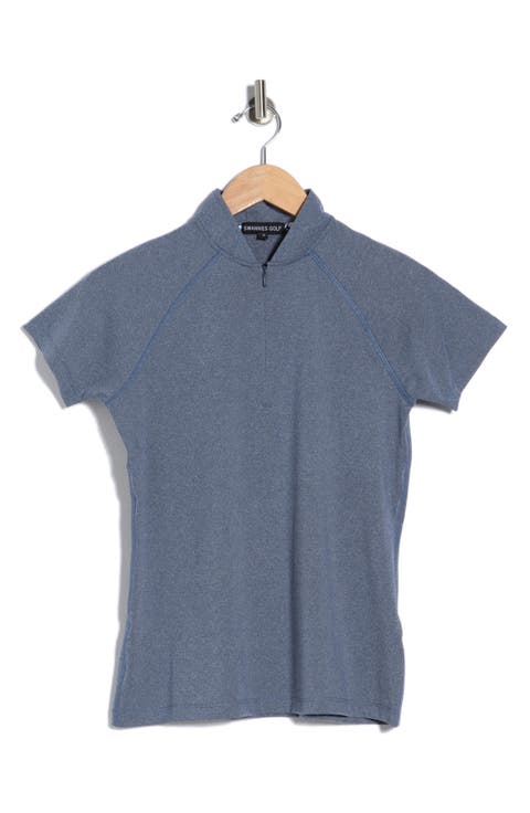 Quinn Half Zip Knit Polo