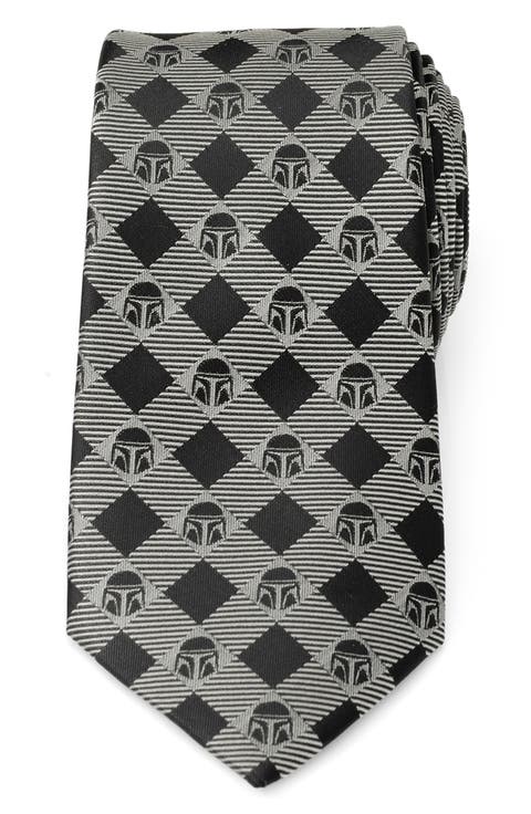 Mandalorian Plaid Silk Blend Tie