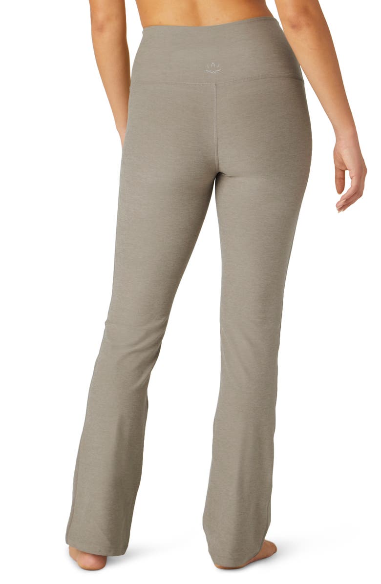 Beyond Yoga Practice Space Dye High Waist Pants, Alternate, color, Birch Heather