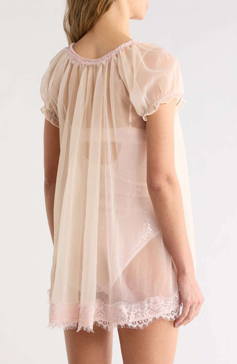 Free People Bali Good Graces Layered Bodysuit, Alternate, color, Pink