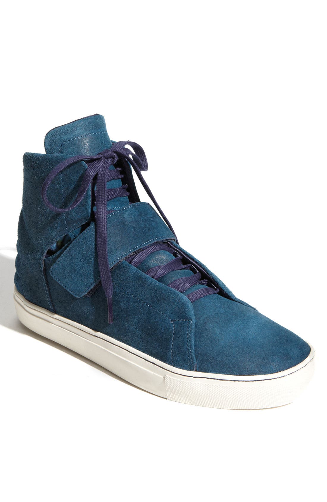 'Geno' High Top Sneaker, Main, color, NAVY WAXY