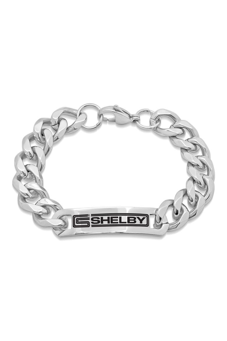 Stainless Steel ID Bracelet, Alternate, color, METALLIC