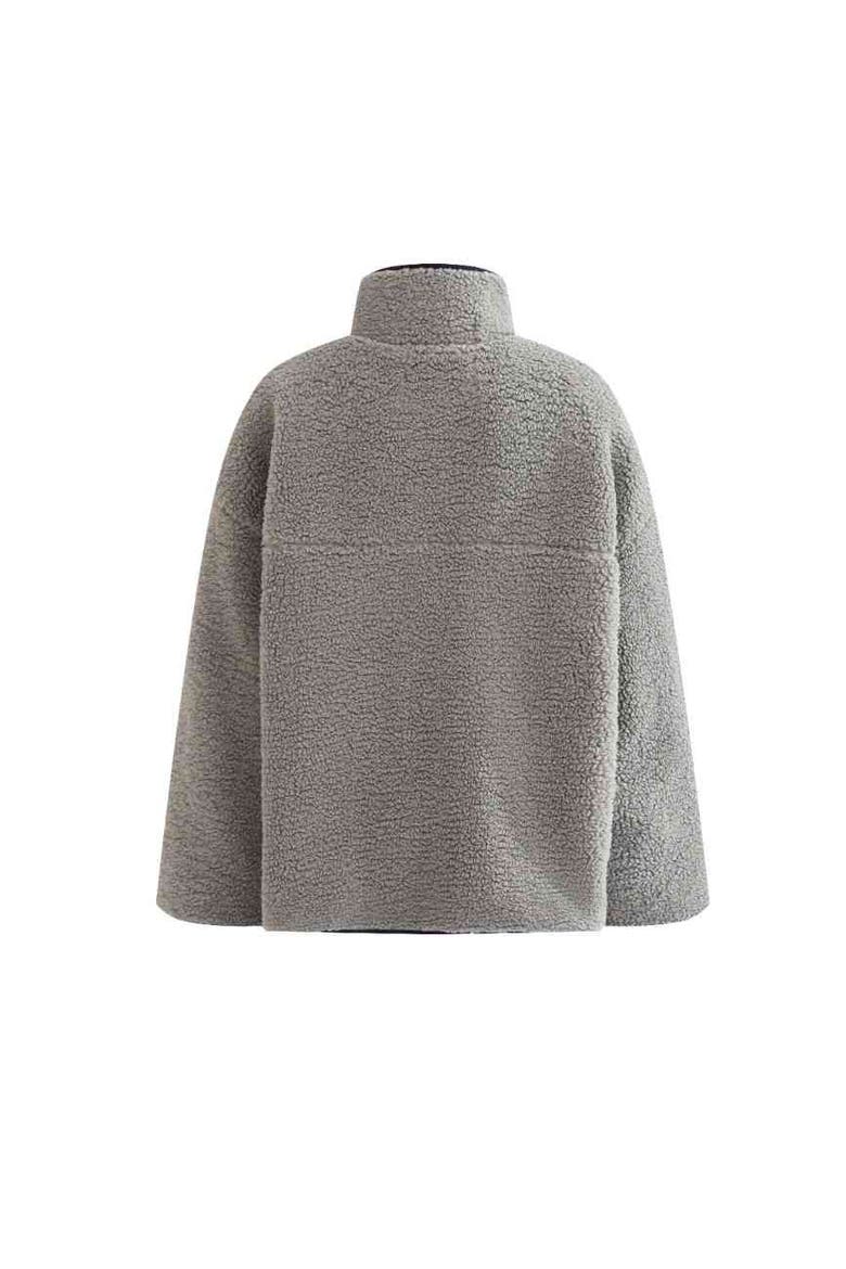 Fleece Pullover, Alternate, color, Grey
