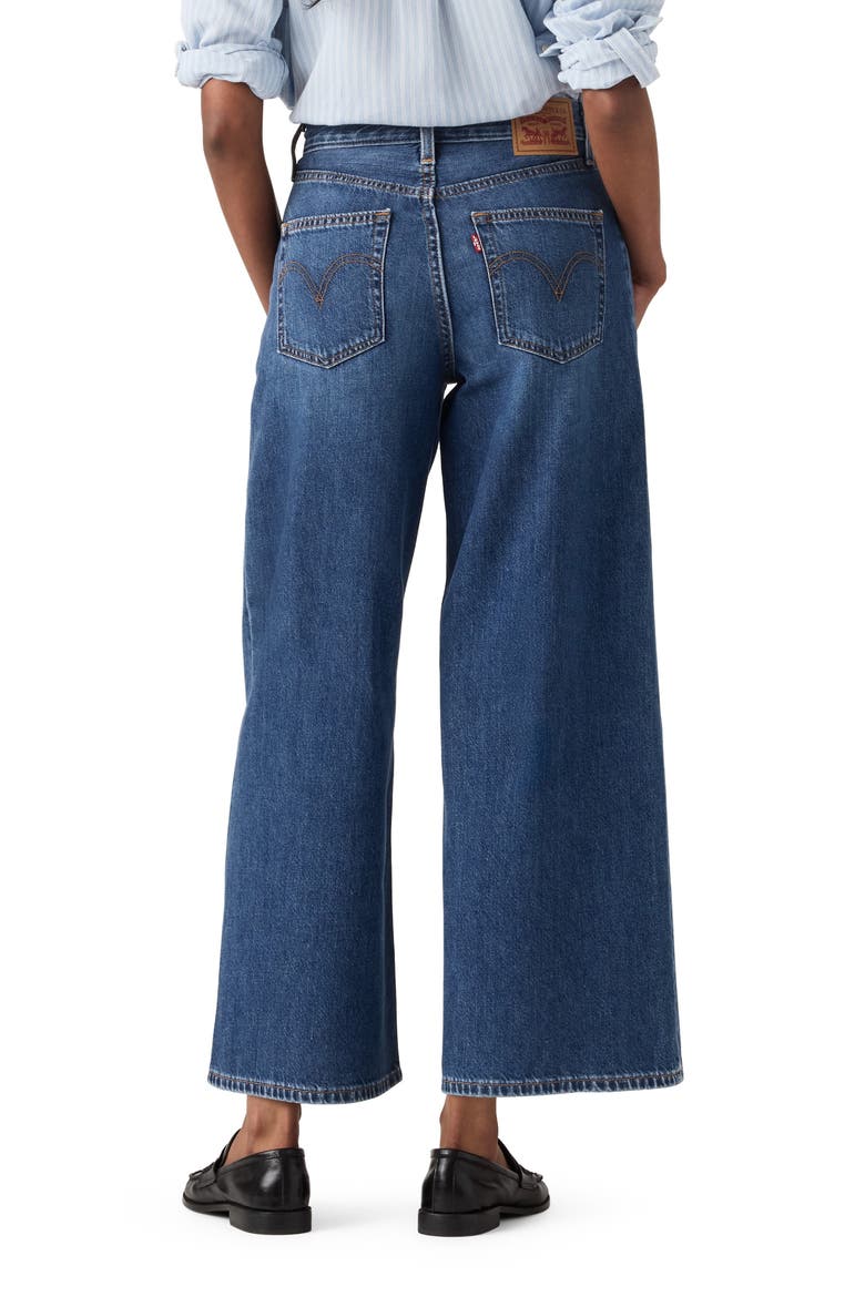 Middy Mid Rise Ankle Wide Leg Jeans, Alternate, color, KISS GOODBYE
