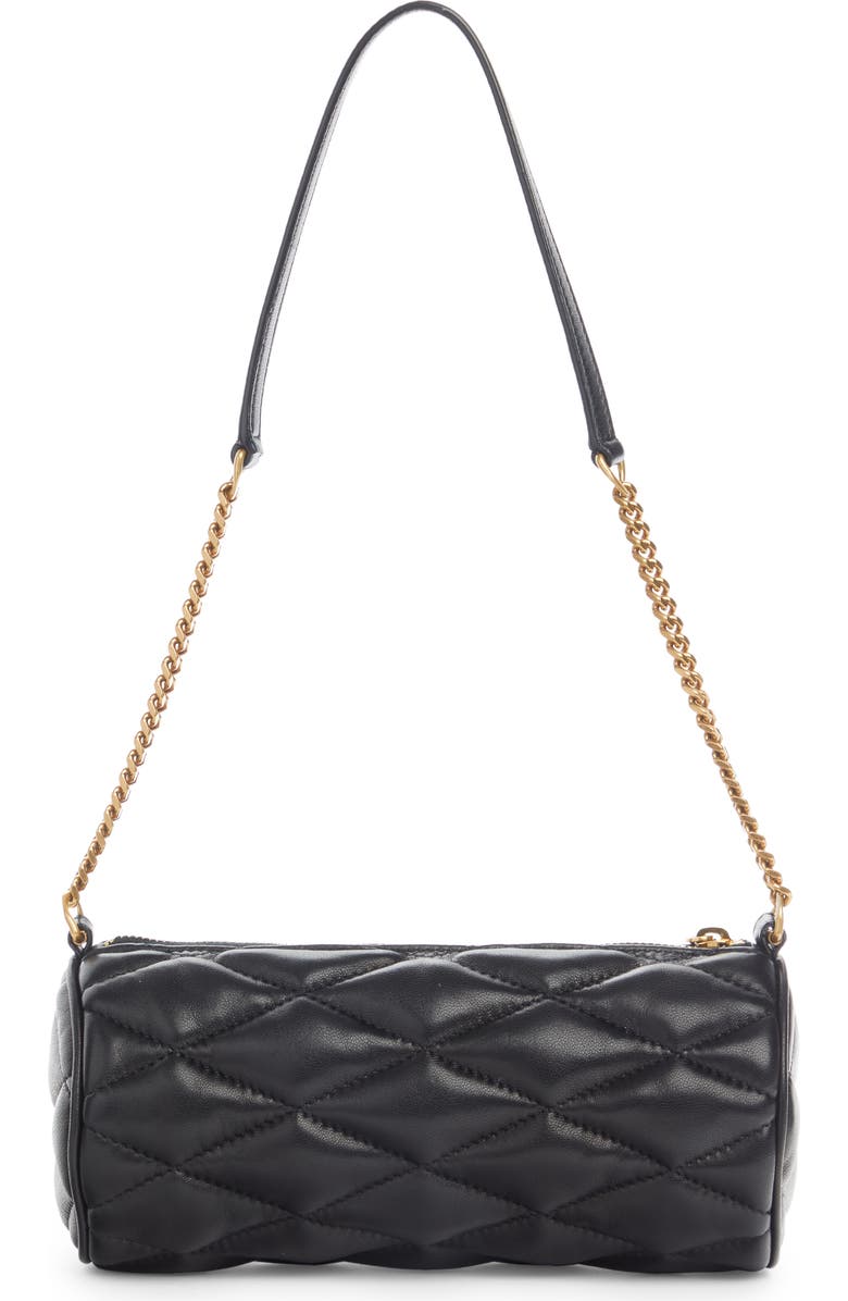 Saint Laurent Sade Quilted Leather Tube Bag, Alternate, color,