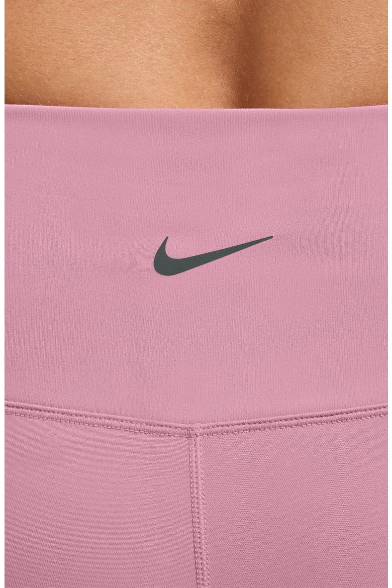 Dri-FIT One High Waist 7/8 Leggings, Alternate, color, ELEMENTAL PINK/ BLACK