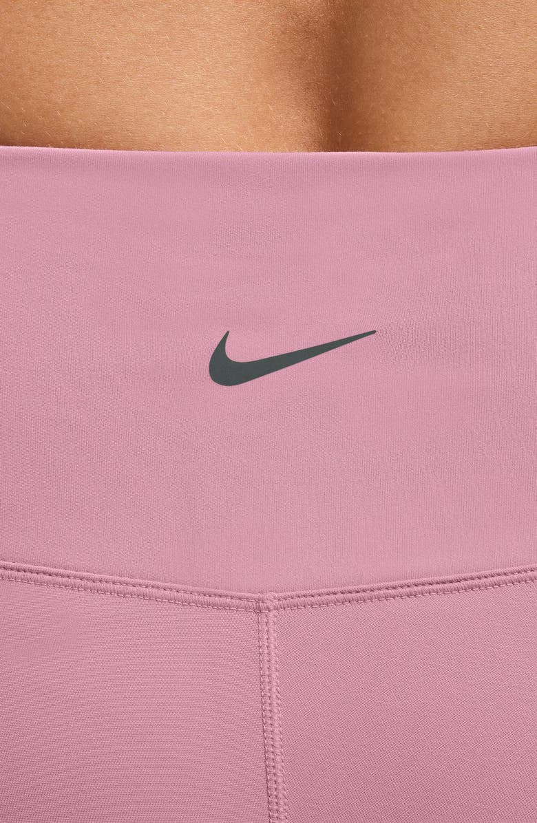 Nike Dri-FIT One High Waist 7/8 Leggings, Alternate, color, Elemental Pink/ Black