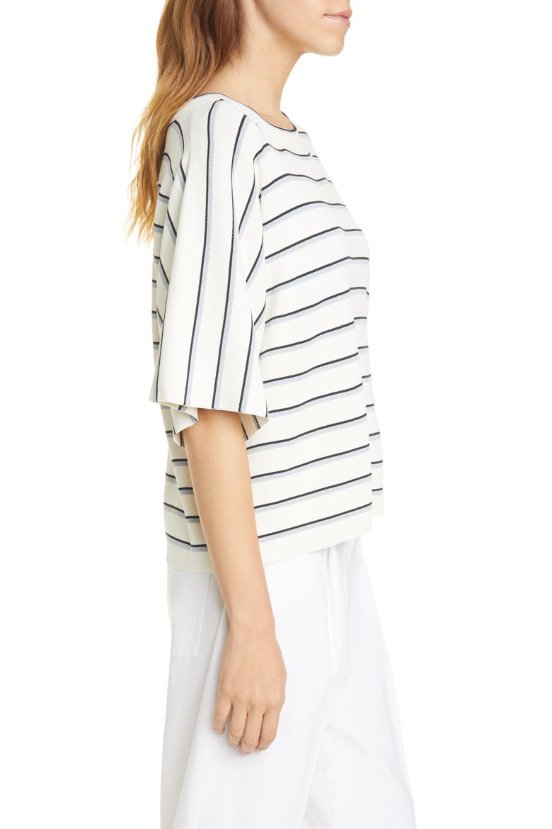 Fleur Stripe Dolman Sleeve Top, Alternate, color, OFF WHITE COMBO