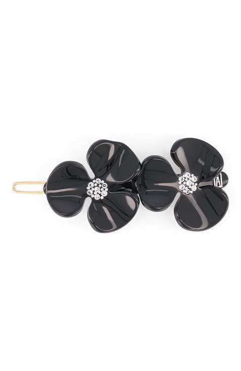 Camelia Acetate Side Barette
