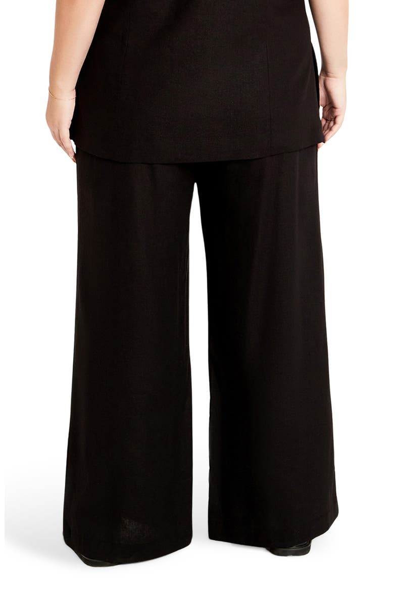 Nala Wide Leg Pants, Alternate, color, BLACK