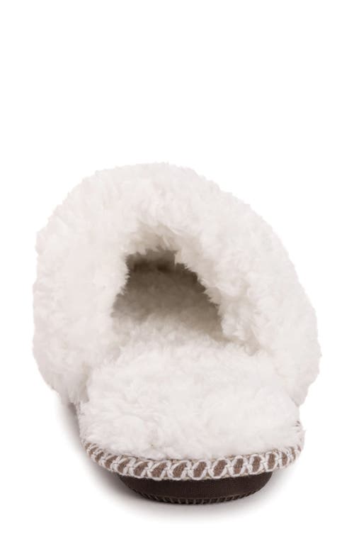 Muk Luks Frida Faux Fur Lined Scuff Slipper