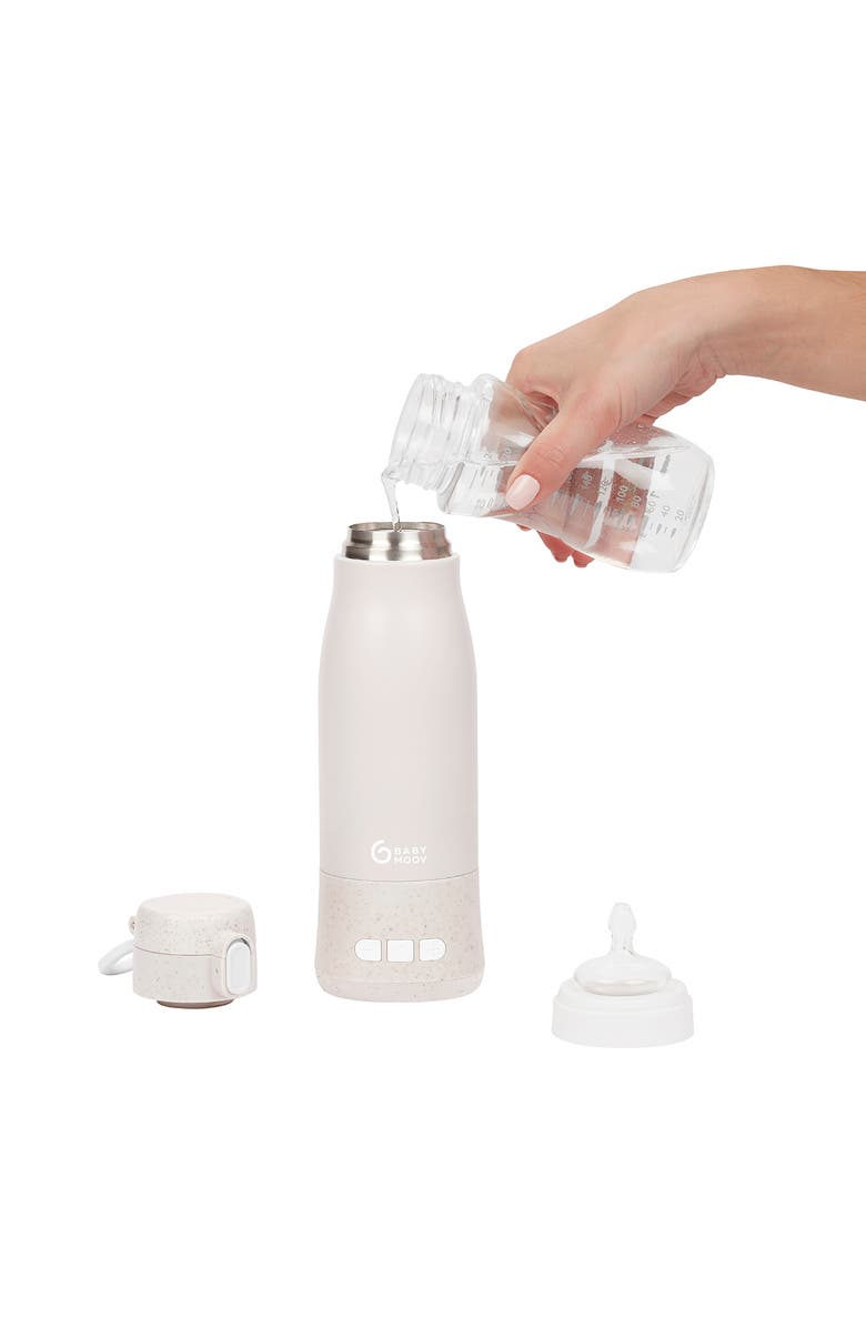 Babymoov Moov N Feed Portable Bottle Warmer, Alternate, color, Off White