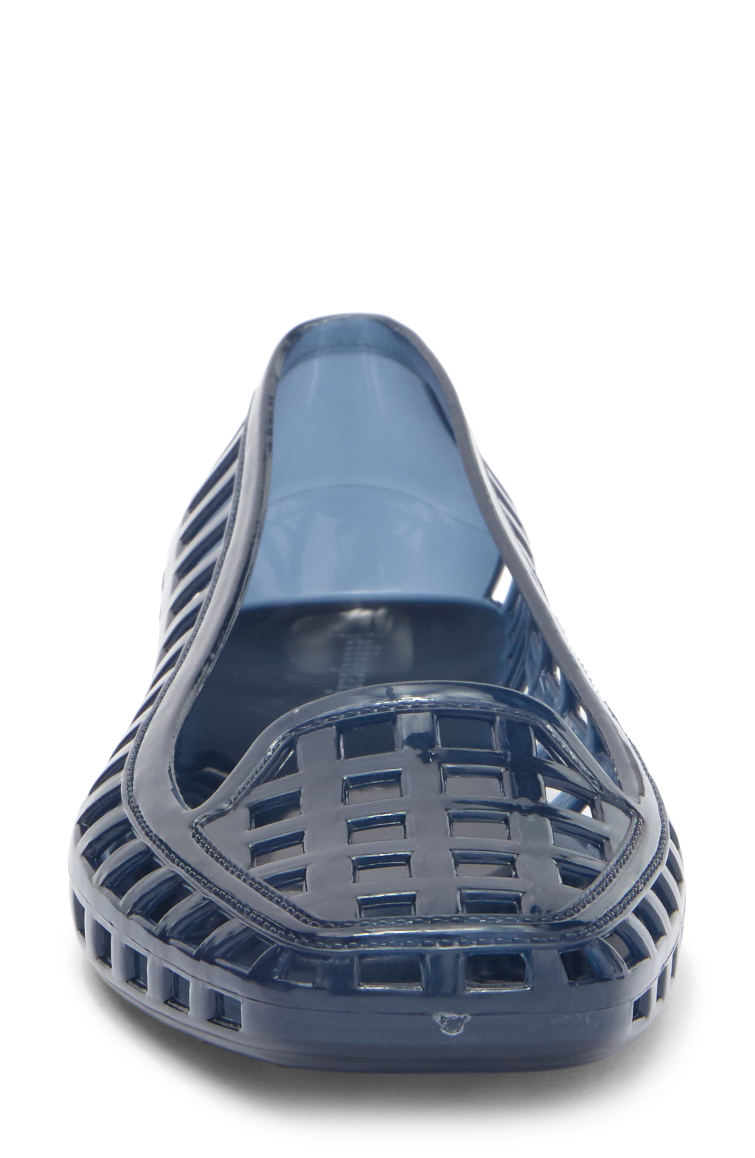 Jeffrey Campbell Sunnie Jelly Loafer Flat, Alternate, color, Blue