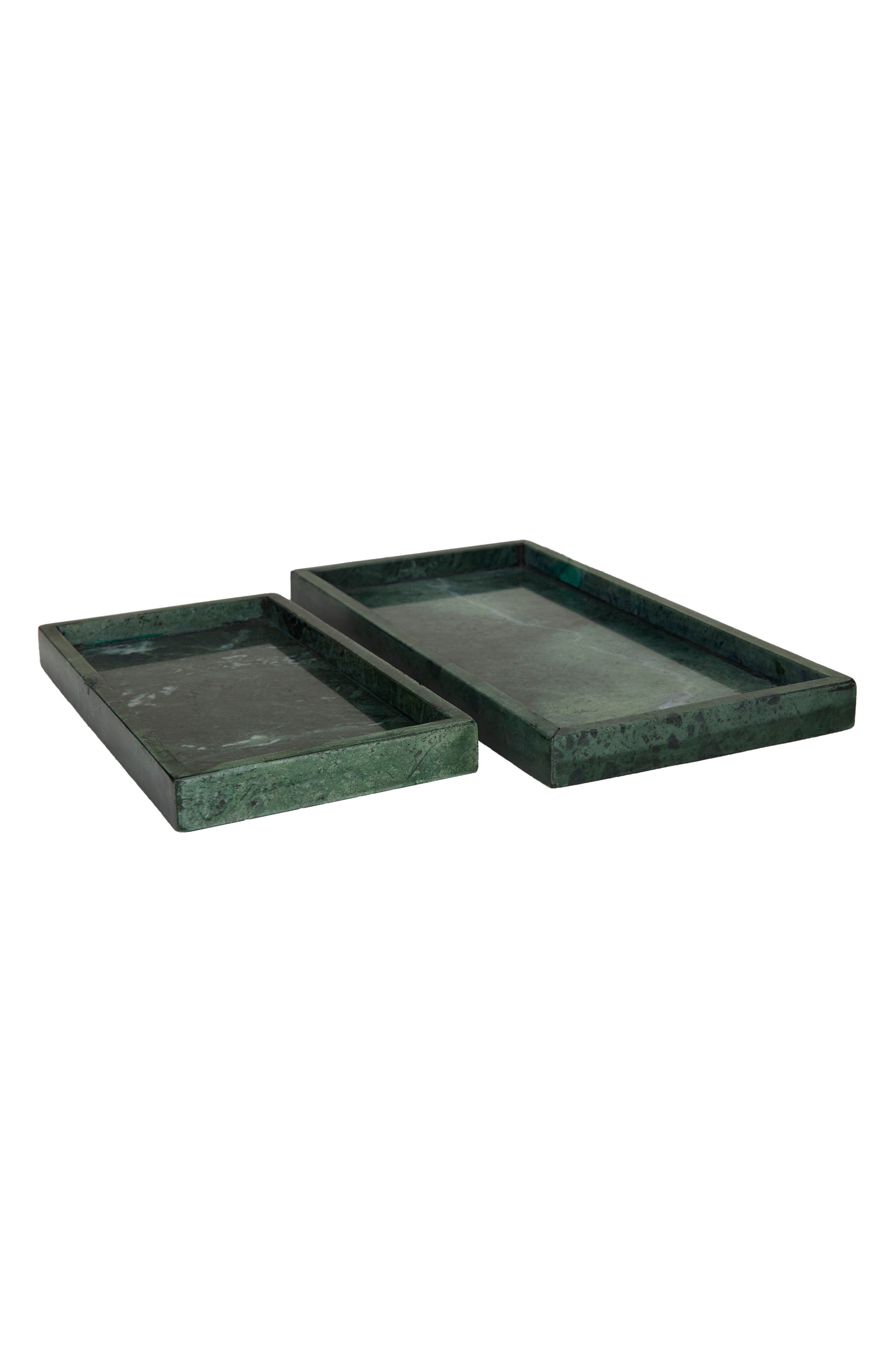 VIVIAN LUNE HOME Marble Tray - Set of 2
