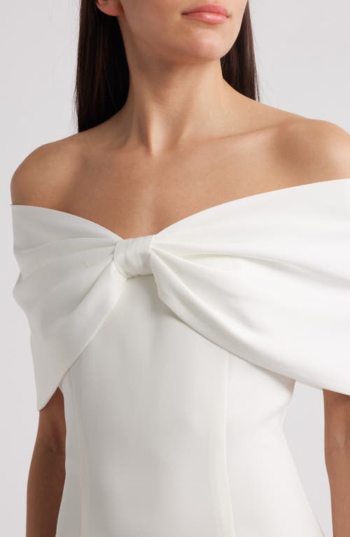 Sonya Moda Belluno Off The Shoulder Minidress In White