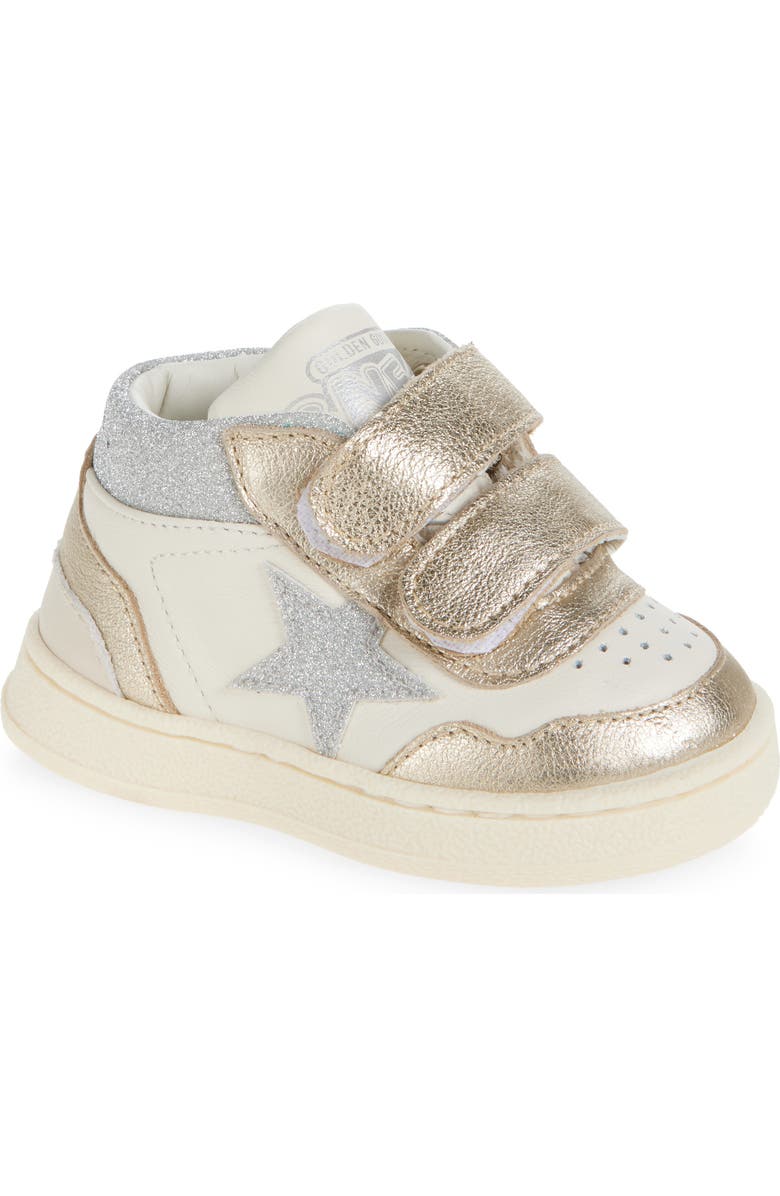 Golden Goose Kids' June Basket Mid Top Sneaker, Main, color,