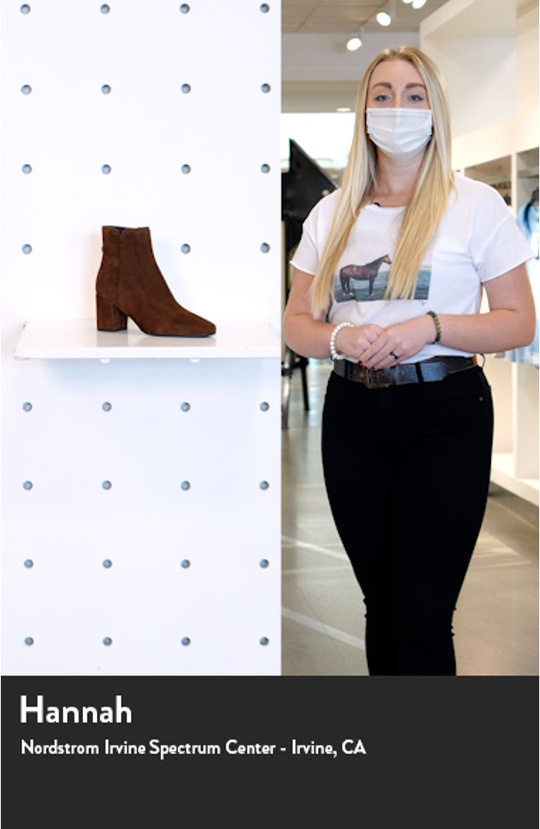 Denisse Block Heel Bootie, sales video thumbnail