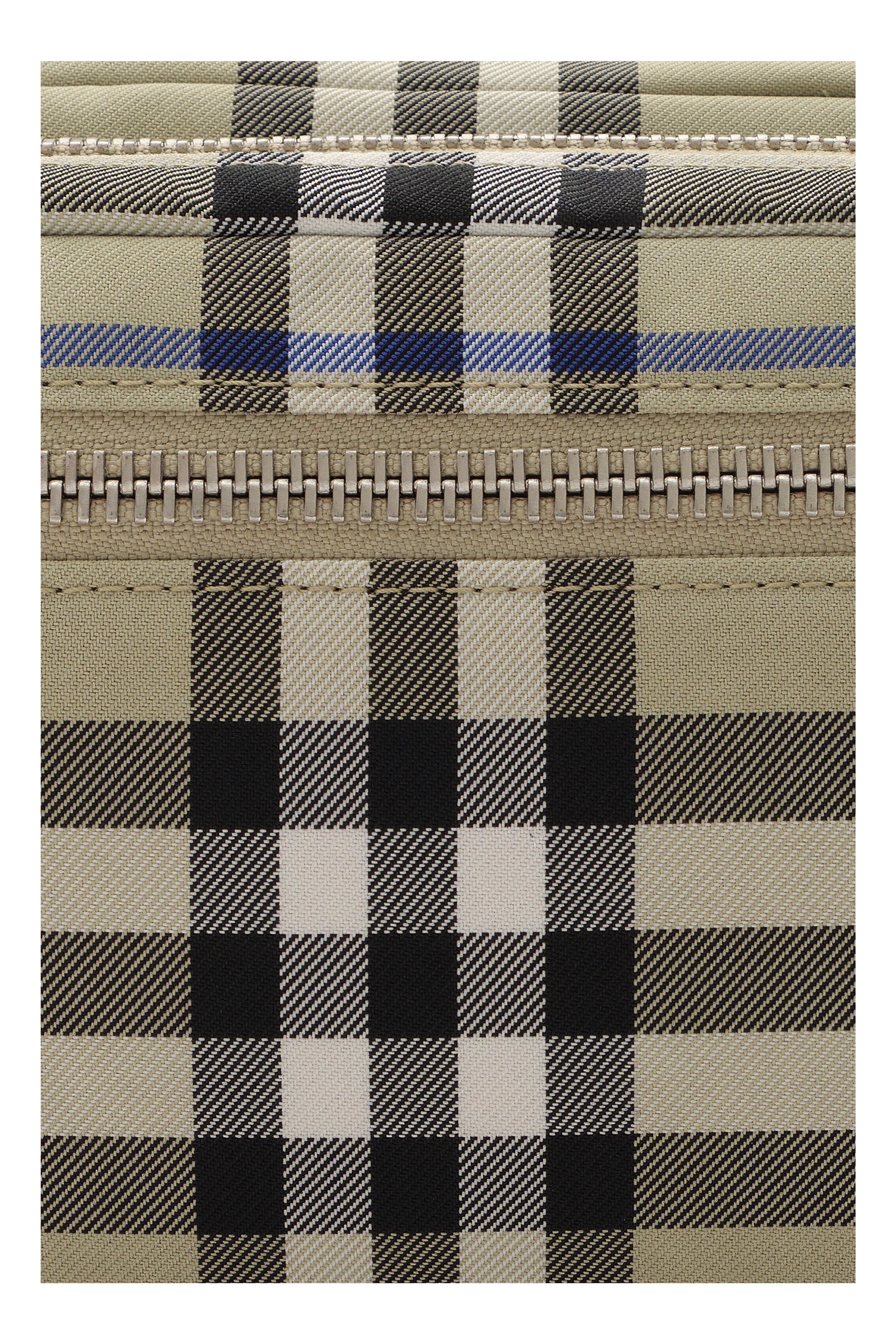 Burberry Check Crossbody Bag, Alternate, color, Lichen Beige