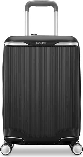 Samsonite Silhouette 18 Hardside Carry-On Expandable Spinner BLACK