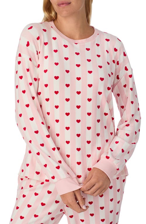 Kate Spade New York Print Pajamas In Pink