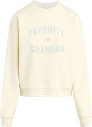 Favorite Daughter Favorite Grandma Cotton Blend Graphic Sweatshirt