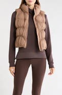 MPG Ruched Puffer Vest