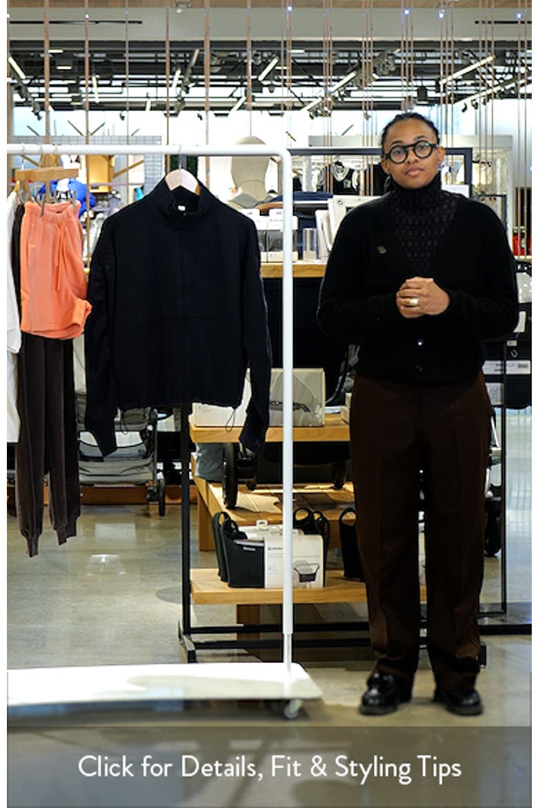 Soft Luxe Ruched Sleeve Zip Jacket video