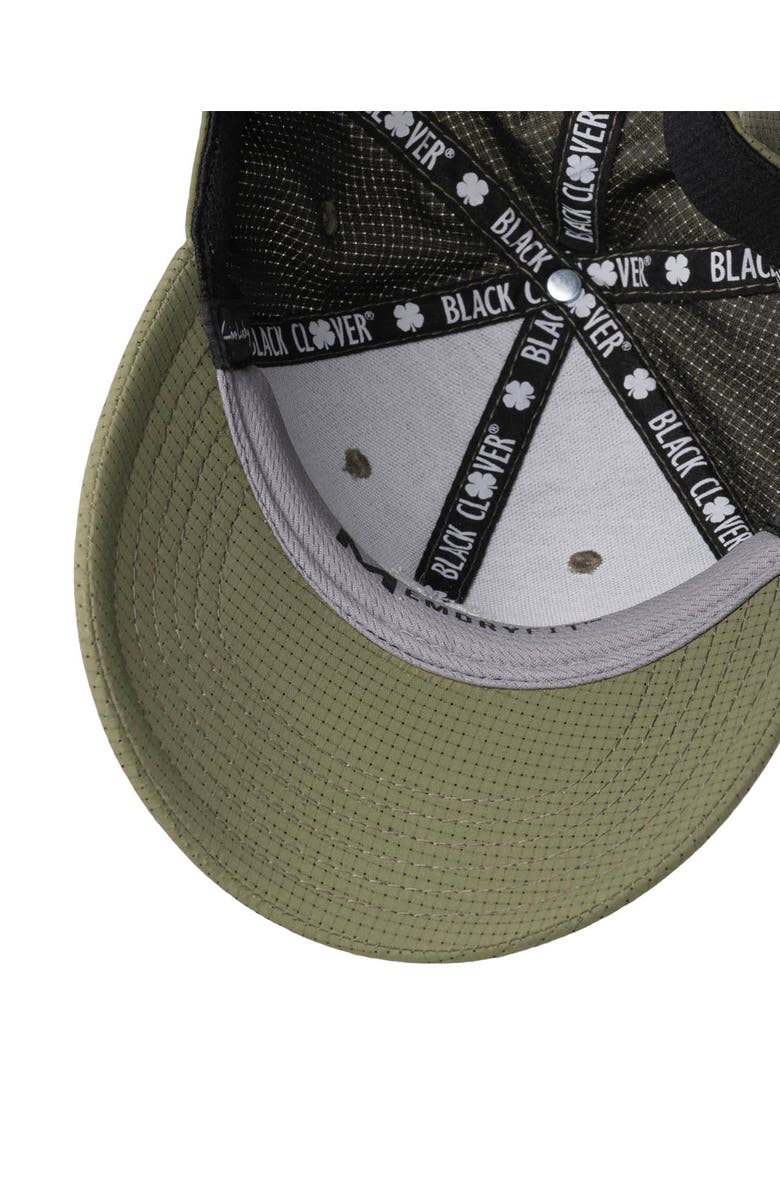 Black Clover Iron X Olive Hat, Alternate, color,
