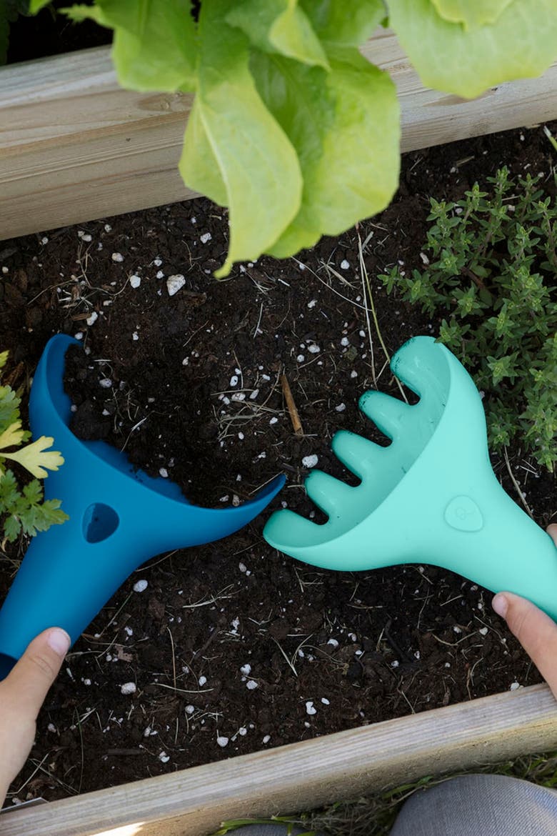 Raki 2-in-1 Rake & Shovel Multi-Purpose, Alternate, color, Ocean