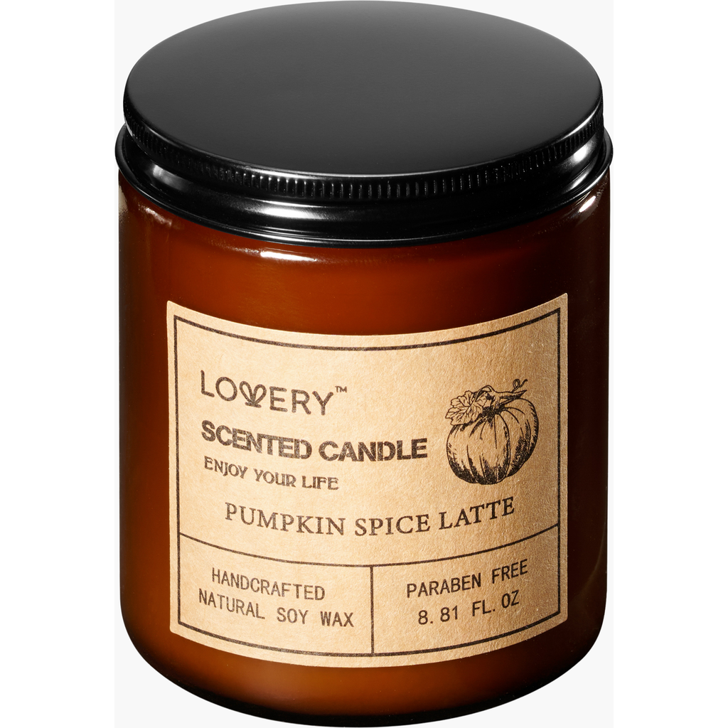 Lovery Pumpkin Spice Latte Candle Gift Set