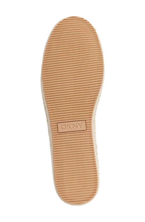 Dkny Mallandra Logo Espadrille In Bone