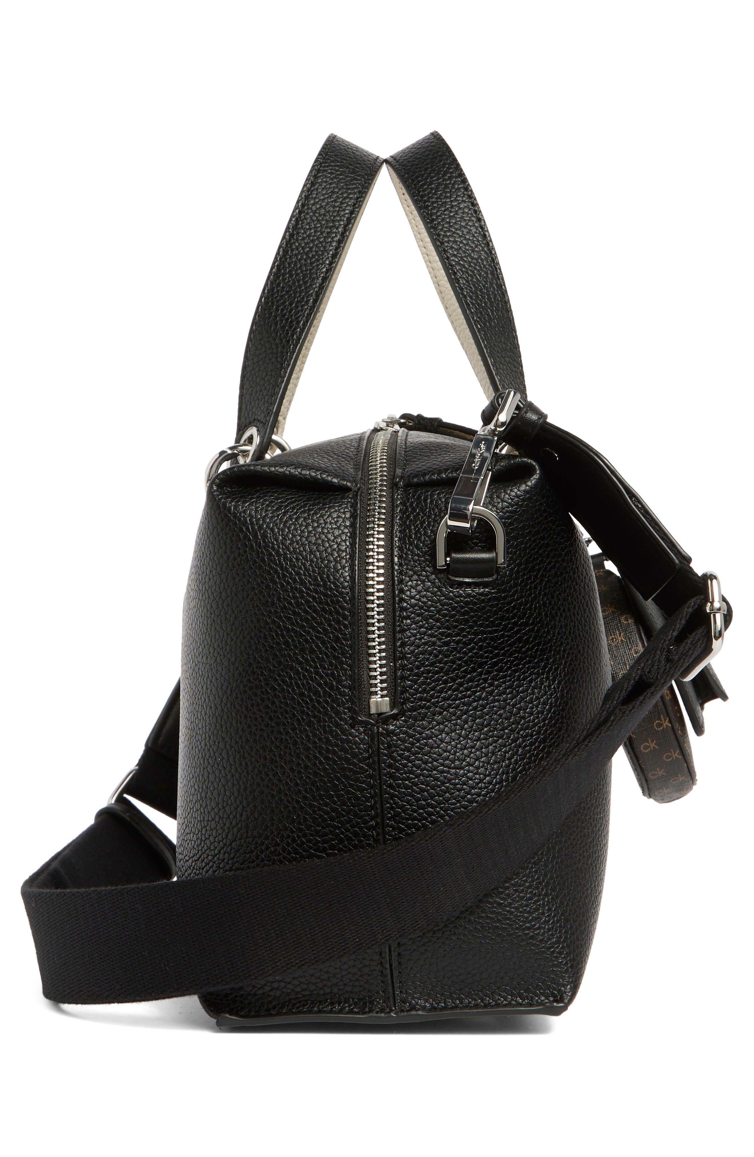 Calvin Klein Cali Top Handle Satchel, Alternate, color, 