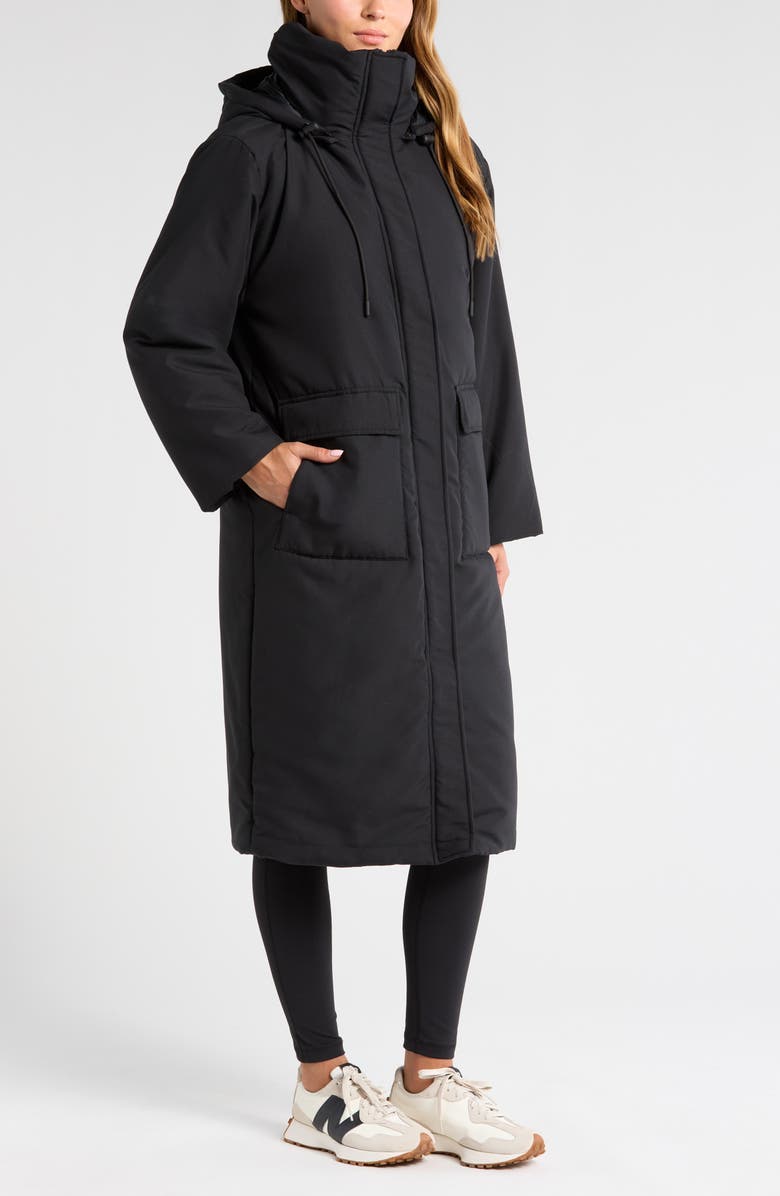 Zella Duvet Insulated Coat, Alternate, color,